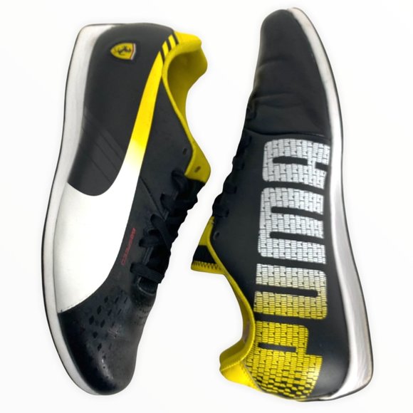 Puma Other - Puma x Ferrari Driving Shoes, Black/Yellow, sz 10, Sneakers